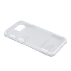 Samsung Galaxy S6 Sports Clear Hybrid Case (White)